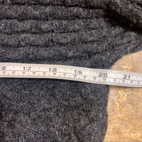 Allsaints Reed Chunky Knit Charcoal Gray Sweater S - Picture 12 of 14